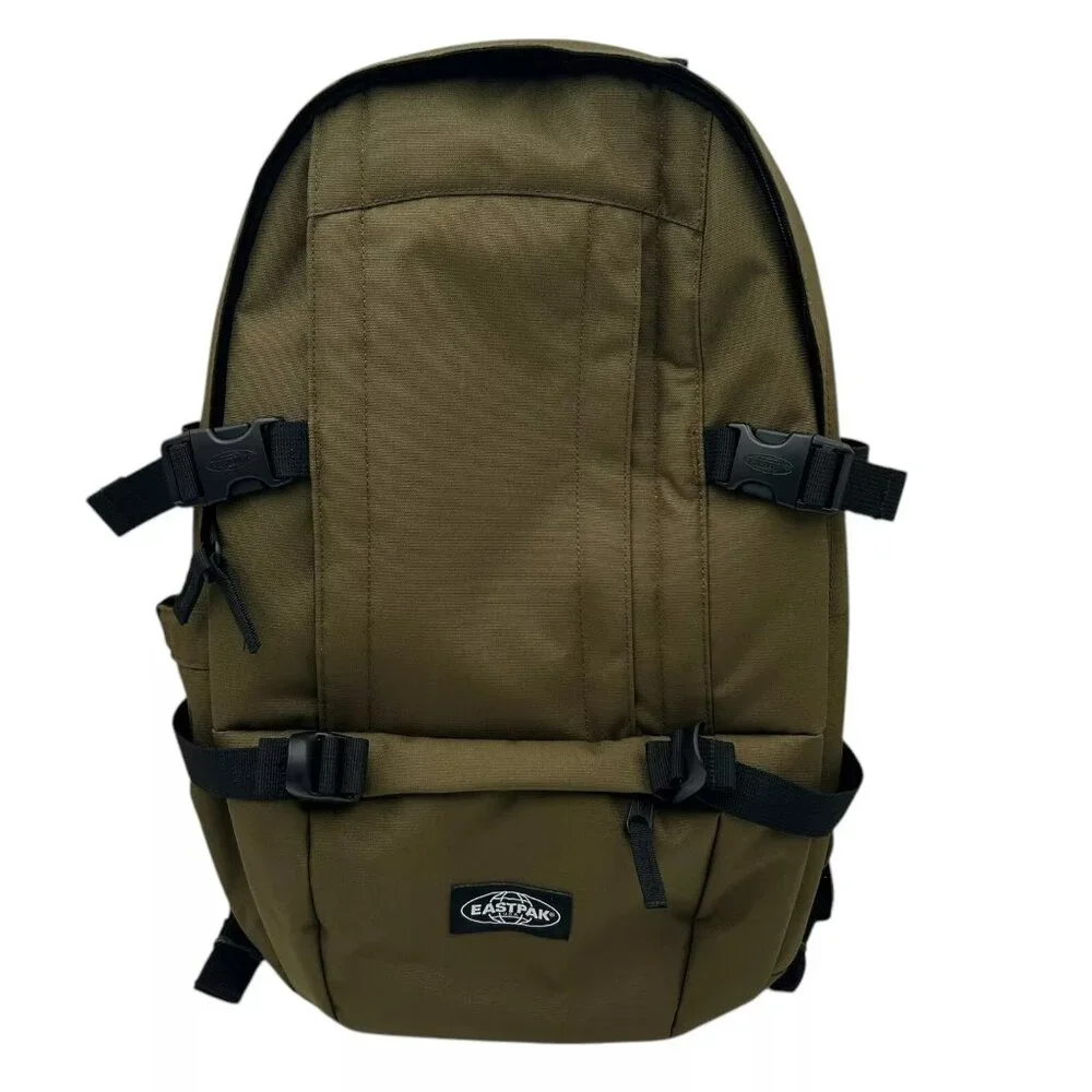 Eastpak Mens Floid Mono Army Backpack Olive Water Resistant Fits 15